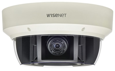 Attached 2. Wisenet ‘PNM-9081VQ’ multi-sensor camera providing 360° view at once