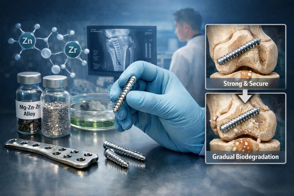 New biodegradable alloys advance medical implants