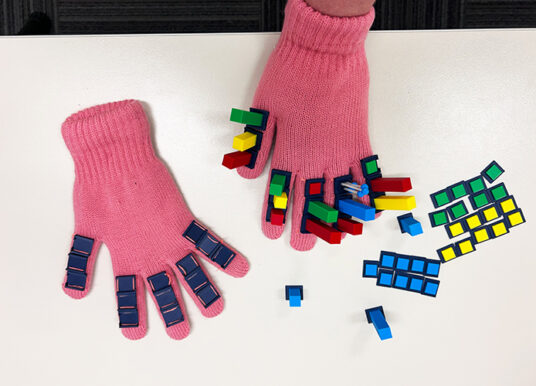 Adelaide University researchers develop heat-enabled glove to represent personal data